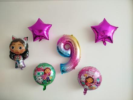 Balóny gabinin domček, 