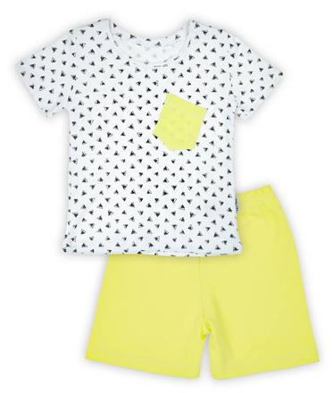 Dievčenský komplet značky nicol biela, 110 / 116 / 122