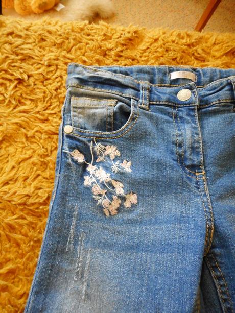 Dievčenské slim rifle 134cm, 134