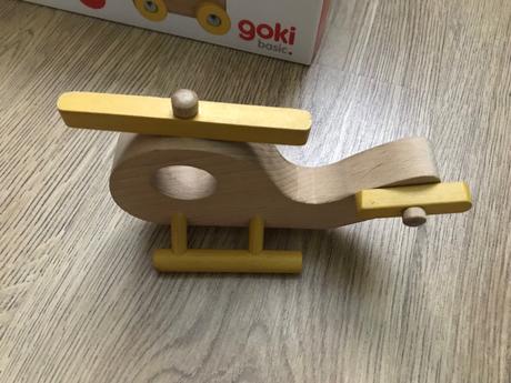 Drevená helikoptérka pre najmenších, 