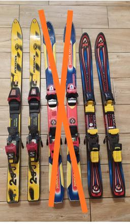 Lyže 90 , 100 , 110, fischer,100-109 cm