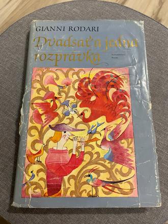 Stará retro kniha dvadsať a jedna rozprávka, 