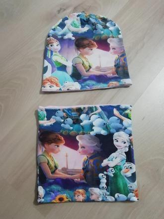 Šmolko-komplet frozen 3-7r. bavlna 2-vrstvovy, 122