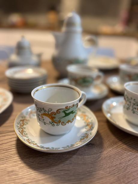 Porcelánová sada henneberg porzellan, 