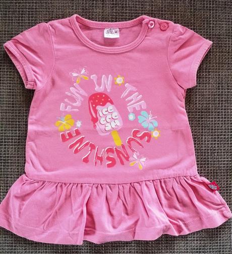 Šaty tričkové, letné, veľ.68, 68