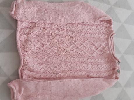 Ruzovy dievcensky pulover, h&m,116