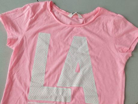 Neónové tričko, h&m,170