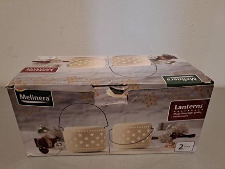 Vianočné /zimné svietniky 2x, 