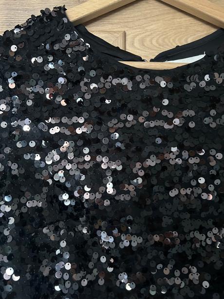 Flitrovaný top, h&m,xs