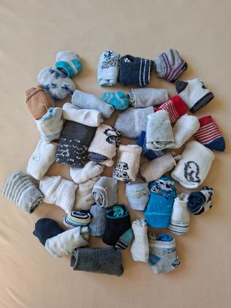 Ponožky malinké, 17