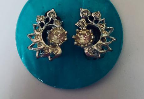 Staré vintage náušnice,