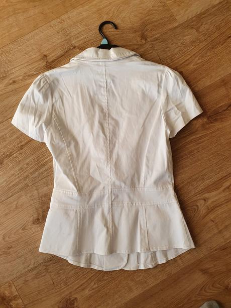 Biele sako s krátkym rukávom, 36