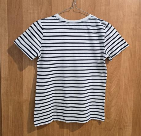 Detské tričko s flitrovým tyranosaurom, h&m,134