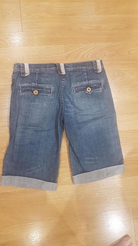 Džínsové kraťasy v. s, s