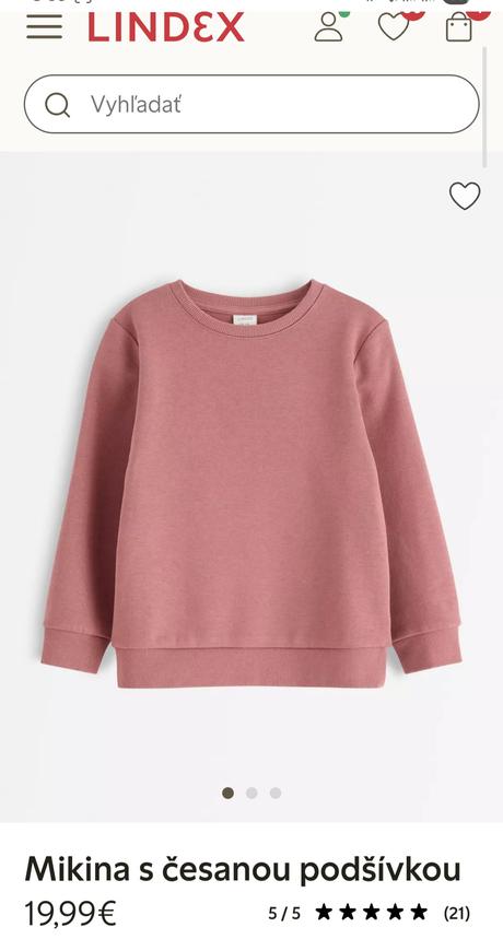 Mikina lindex top stav, lindex,134