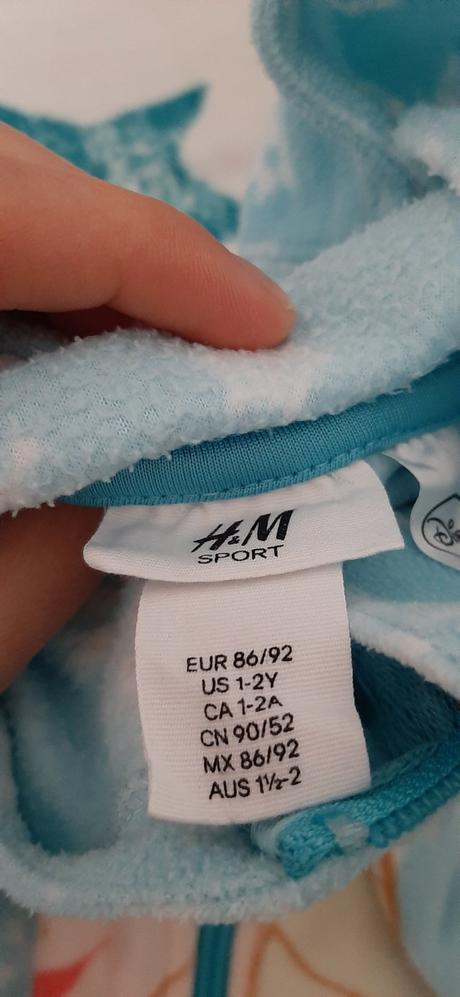 Flisova mikina elza, h&m,92