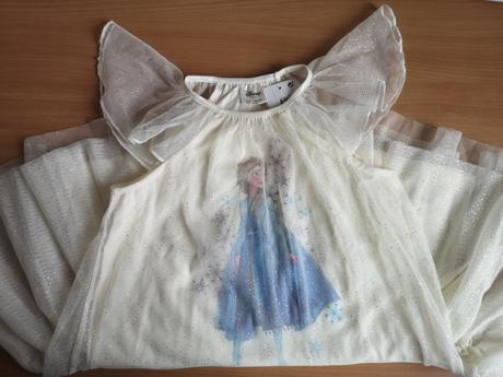 Tylové šaty frozen v. 122/128, lindex,122 / 128