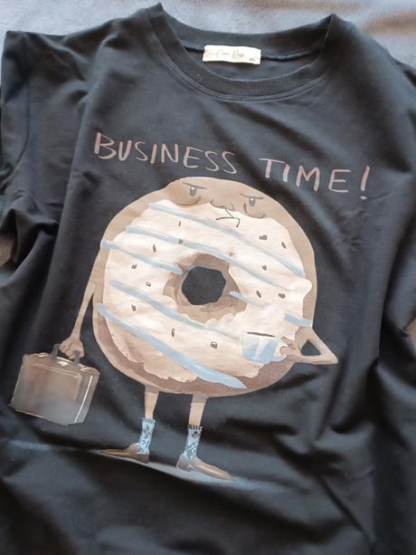 Tenšia tričková mikina s aplikáciou - m, m