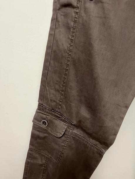Ľanovobavlnené cargo nohavice calvin klein jeans, calvin klein,30