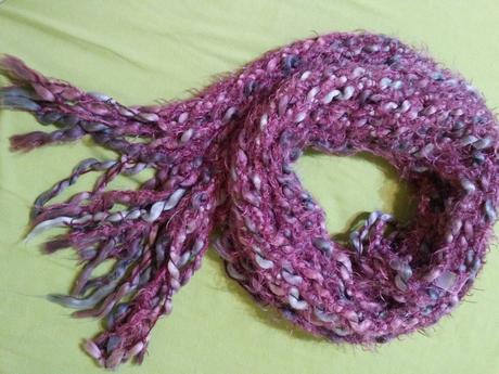 Krásny zimný objemný šál, 