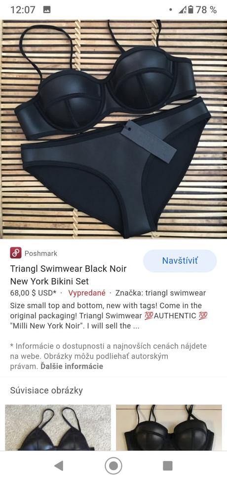 Triangl dámska podprsenka, xs