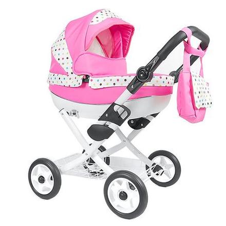 Kočík pre bábiky - ružový,