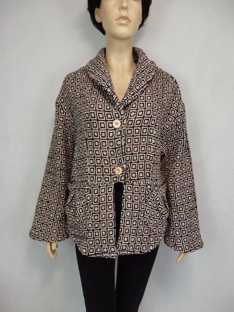 Luxusný vlnený kabát, l