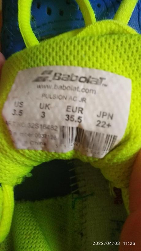 Tenisky babolat michelin, 35