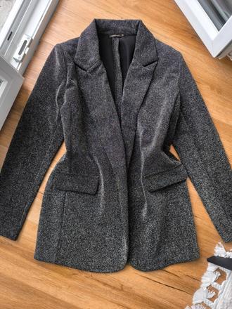 Trblietavé oversize sako, s