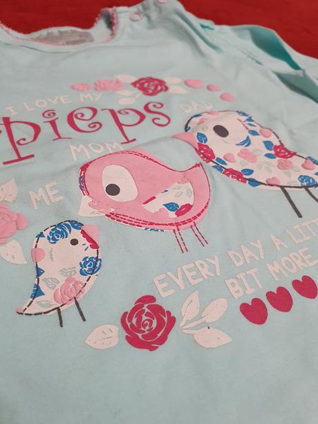 Tričko s vtáčikami, ergee,80