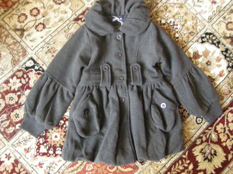 Flaušový kabátik, 128