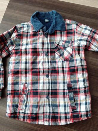 Karovaná košeľa dopodopo,velk. 122, dopodopo,122