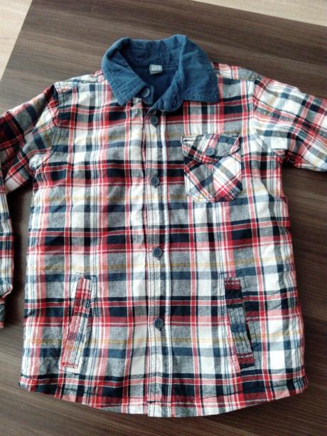Karovaná košeľa dopodopo,velk. 122, dopodopo,122