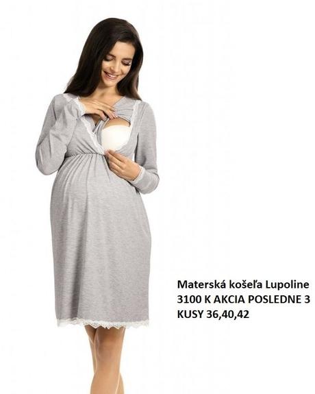 Materské košieľky a pyžamá na kojenie lupoline, lupoline,36 - xxl