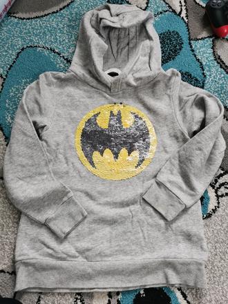 Mikina batman/superman 6-8rokov, h&m,128