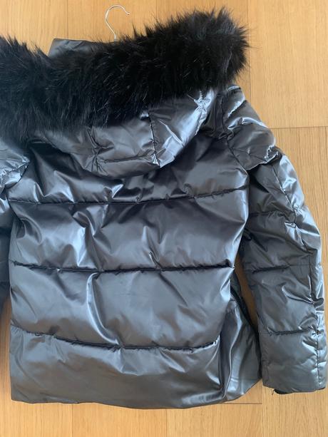 Dkny tmavošedá zimná bunda velk.s, dkny,s