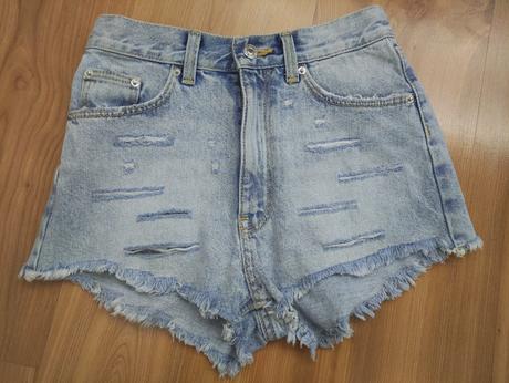 Zara rifľové kraťasy, zara,32