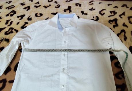 Pánska snehobiela košela, raz oblečená, vel.l,, l