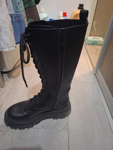 Vysoké topánky, zara,39