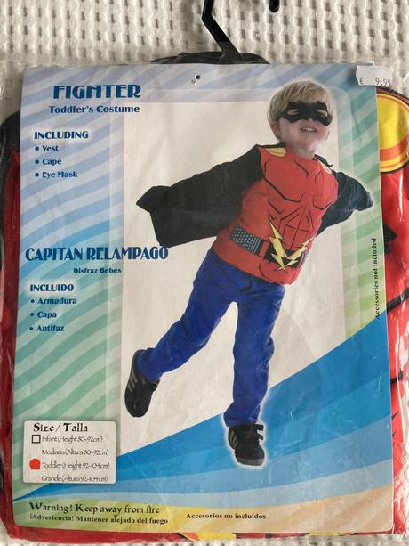 Kostým fighter capitan relampago, 