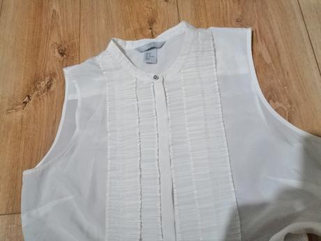 Biela blúzka, h&m,38
