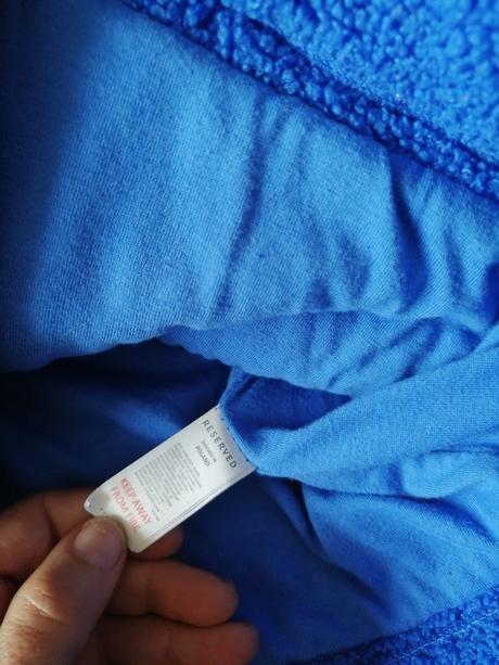 Bunda typ sherpa v128 zn reserved, kráľovská modrá, reserved,128