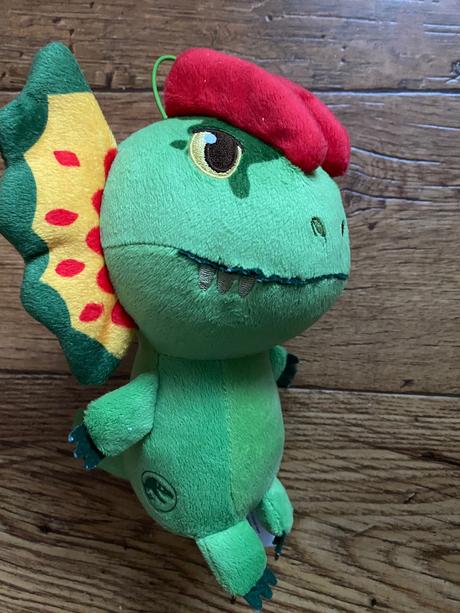 Jurský svet dilophosaurus krásna plyšová hračka, 