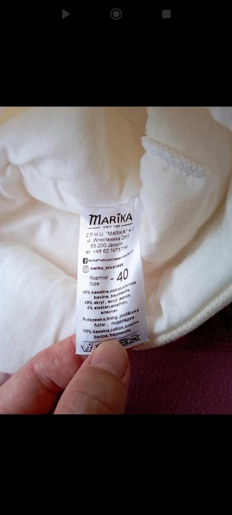 Zimná čiapka s bombrlkami, marika,62