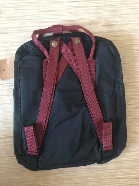 Batoh fjällräven kanken čierno-vínový, fjällräven