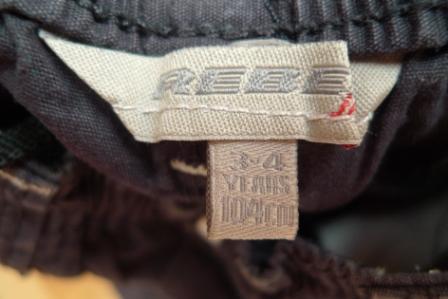 Tmavomodré kraťasy rebel č.104-110, rebel,104