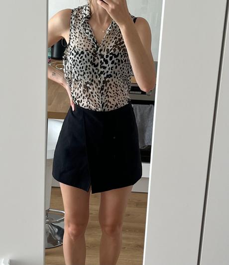 Vzorovana kosielka, bershka,s