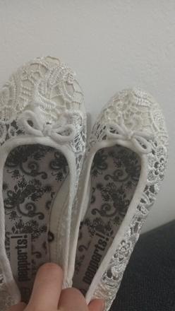 Nádherné krajkované balerínky, 35