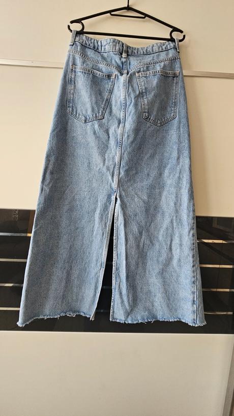 Riflová sukňa, mango,m