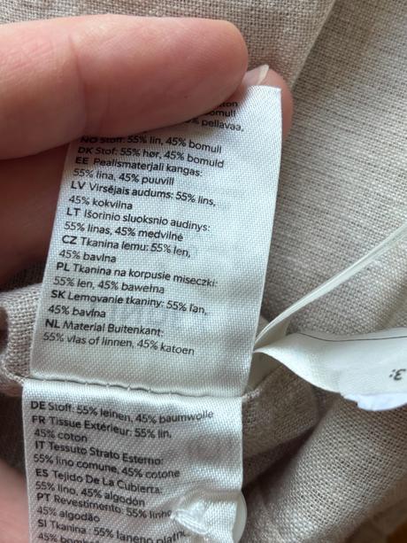 Ľanovo - bavlnený košeľa lindex, lindex,170